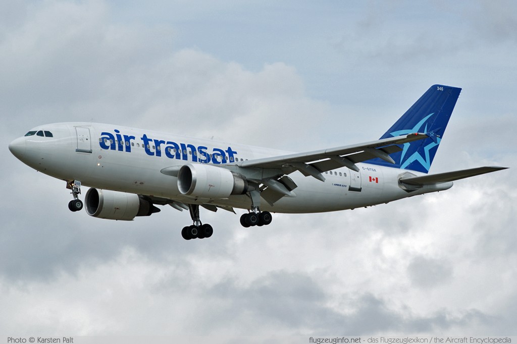Airbus A310-304 Air Transat C-GTSX 527 Frankfurt am Main (EDDF / FRA) 2009-09-03 � Karsten Palt, ID 2863 Airbus A310-304 Air Transat C-GTSX 527 Frankfurt am Main (EDDF / FRA) 2009-09-03 � Karsten Palt, ID 2863