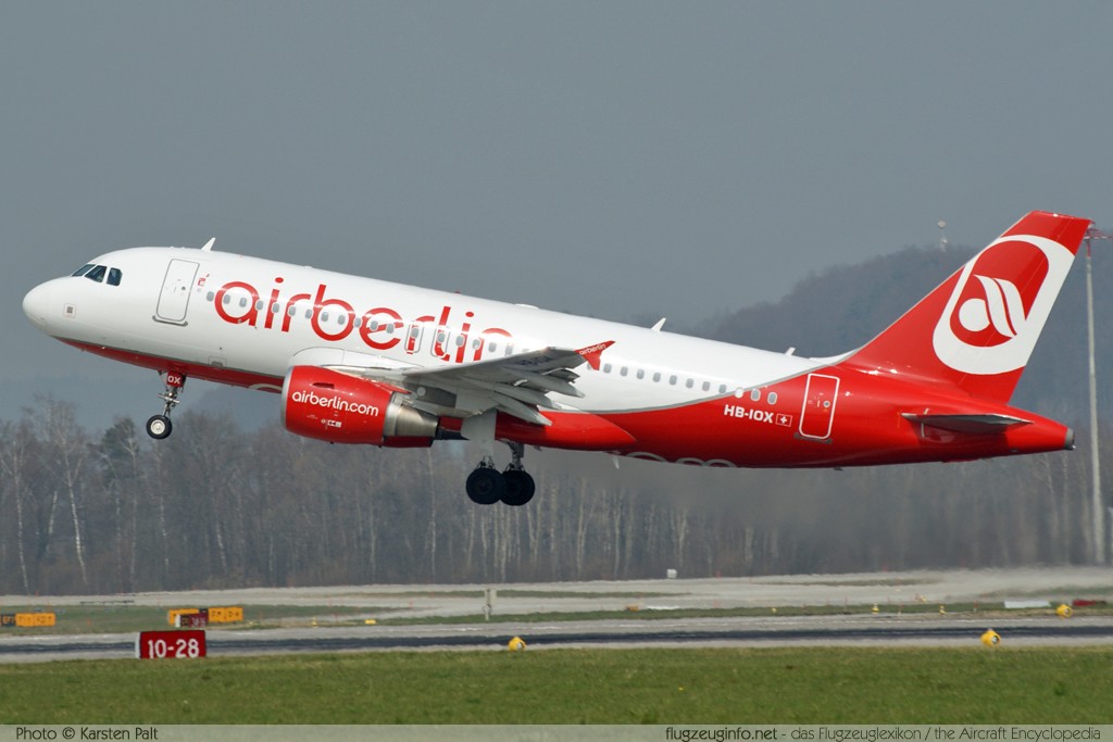 Airbus A319-112 Air Berlin HB-IOX 3604 Zürich (LSZH / ZRH) 2009-04-04 � Karsten Palt, ID 1920 Airbus A319-112 Air Berlin HB-IOX 3604 Zürich (LSZH / ZRH) 2009-04-04 � Karsten Palt, ID 1920