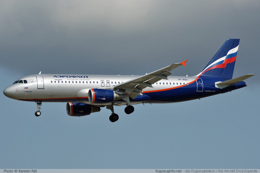 Airbus A320-214 Aeroflot Russian Airlines VP-BQU 3373  Frankfurt am Main (EDDF / FRA) 2009-09-06 � Karsten Palt, ID 2902