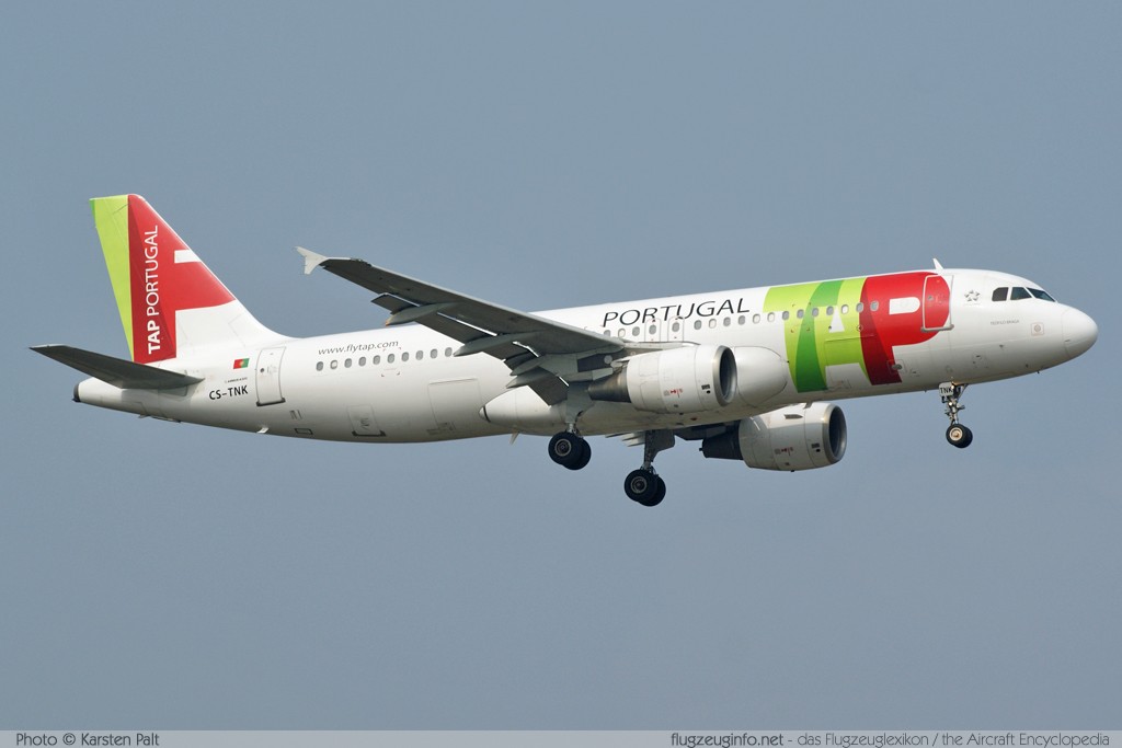 Airbus A320-214 TAP Portugal CS-TNK 1206 Frankfurt am Main (EDDF / FRA) 2009-04-05 � Karsten Palt, ID 1989 Airbus A320-214 TAP Portugal CS-TNK 1206 Frankfurt am Main (EDDF / FRA) 2009-04-05 � Karsten Palt, ID 1989