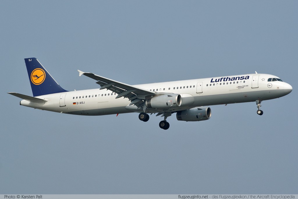 Airbus A321-231 Lufthansa D-AISJ 3360 Frankfurt am Main (EDDF / FRA) 2009-04-05 � Karsten Palt, ID 2013 Airbus A321-231 Lufthansa D-AISJ 3360 Frankfurt am Main (EDDF / FRA) 2009-04-05 � Karsten Palt, ID 2013