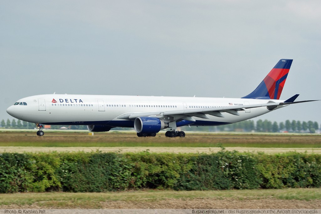 Airbus A330-323X Delta Air Lines N802NW 533 Amsterdam-Schiphol (EHAM / AMS) 2009-06-27 � Karsten Palt, ID 2511 Airbus A330-323X Delta Air Lines N802NW 533 Amsterdam-Schiphol (EHAM / AMS) 2009-06-27 � Karsten Palt, ID 2511