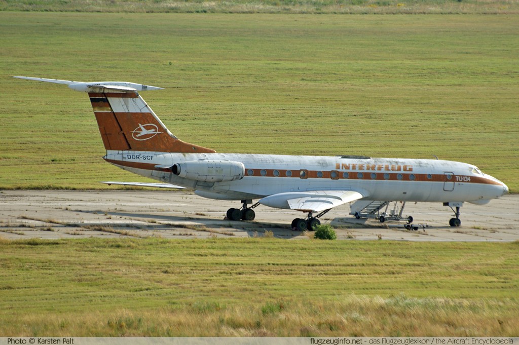 Tupolev Tu-134K Interflug DDR-SCF 9350905 Leipzig/Halle (EDDP / LEJ) 2013-07-10 � Karsten Palt, ID 7855 Tupolev Tu-134K Interflug DDR-SCF 9350905 Leipzig/Halle (EDDP / LEJ) 2013-07-10 � Karsten Palt, ID 7855