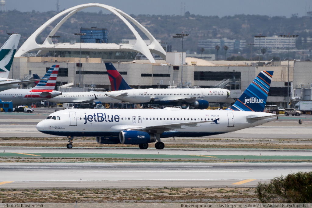 Airbus A320-232 JetBlue Airways N651JB 2992  LAX International Airport (KLAX / LAX) 2015-06-05 � Karsten Palt, ID 11545