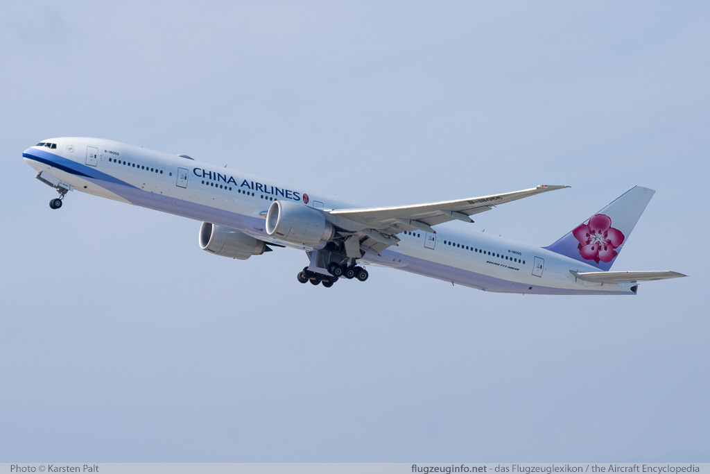 Boeing 777-36NER China Airlines B-18055 41823 / 1265 LAX International Airport (KLAX / LAX) 2015-06-01 � Karsten Palt, ID 11487 Boeing 777-36NER China Airlines B-18055 41823 / 1265 LAX International Airport (KLAX / LAX) 2015-06-01 � Karsten Palt, ID 11487