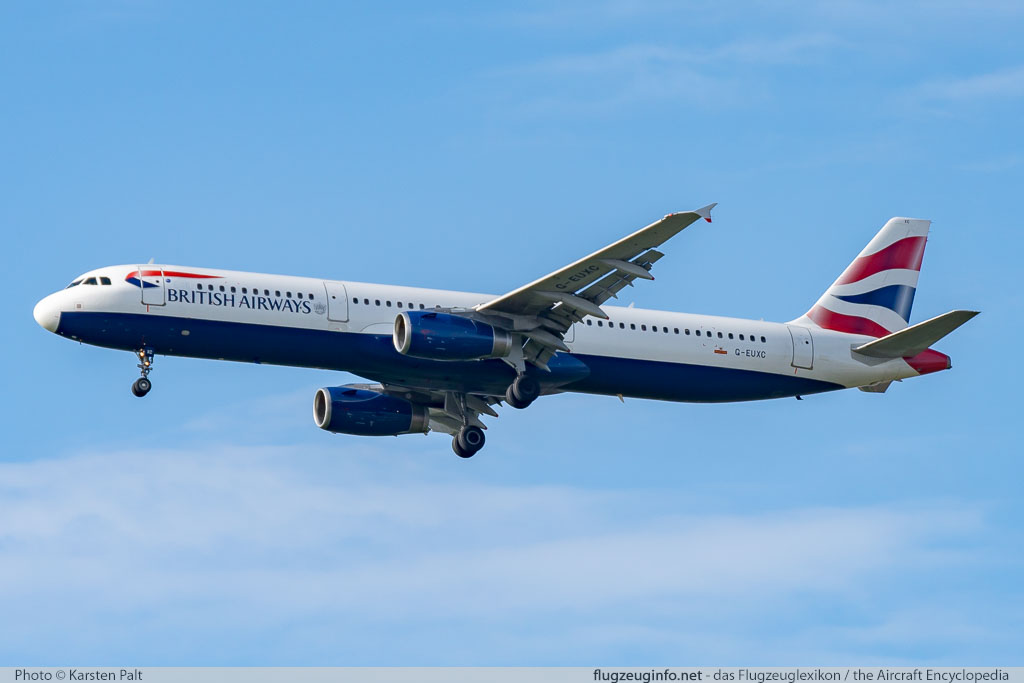 Airbus A321-231 British Airways G-EUXC 2305 London Heathrow (EGLL / LHR) 2016-07-08 � Karsten Palt, ID 12717 Airbus A321-231 British Airways G-EUXC 2305 London Heathrow (EGLL / LHR) 2016-07-08 � Karsten Palt, ID 12717