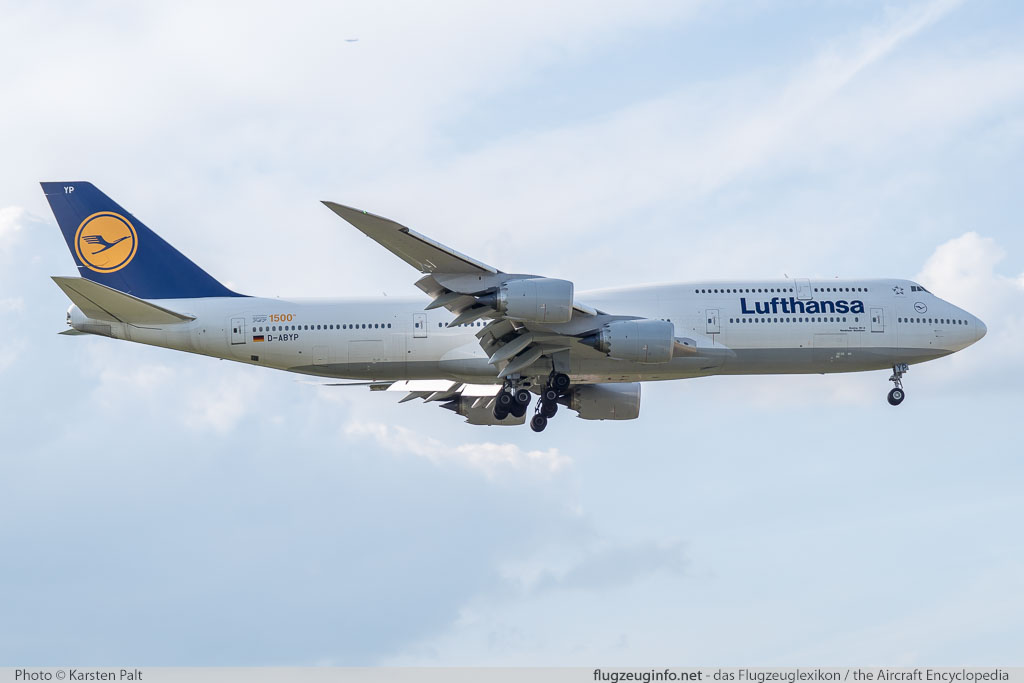Boeing 747-830 Lufthansa D-ABYP 37839 / 1500 Frankfurt am Main (EDDF / FRA) 2016-05-09 � Karsten Palt, ID 12498 Boeing 747-830 Lufthansa D-ABYP 37839 / 1500 Frankfurt am Main (EDDF / FRA) 2016-05-09 � Karsten Palt, ID 12498