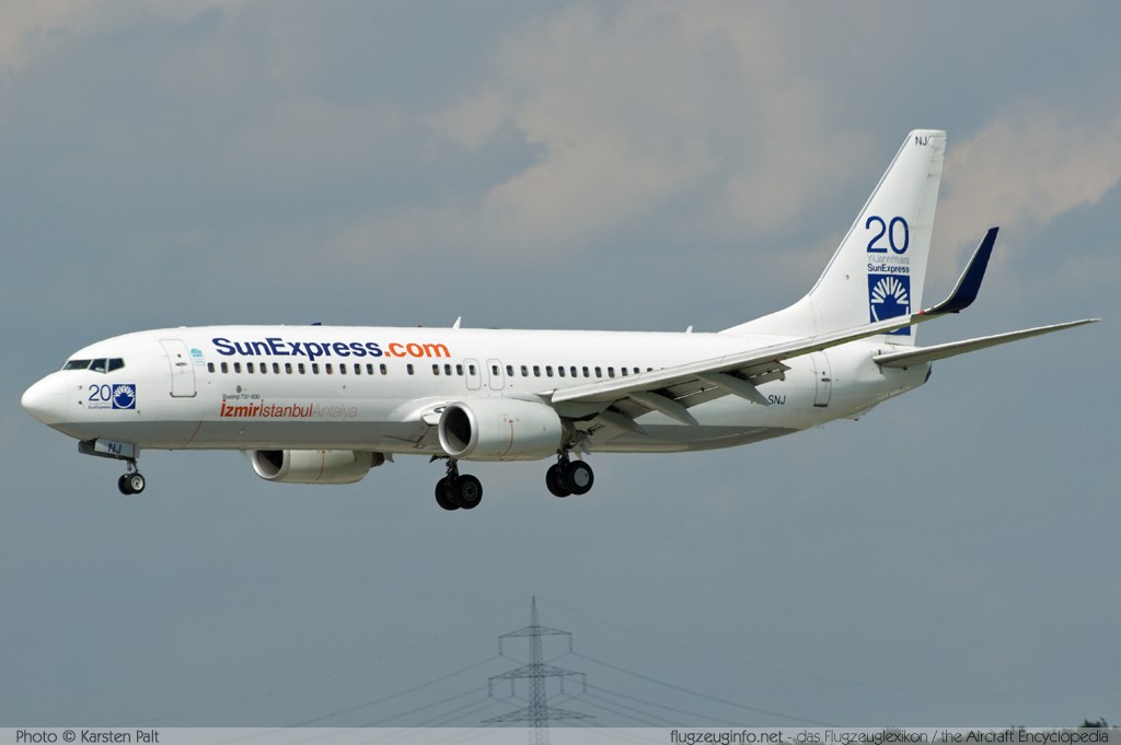 Boeing 737-86J (wl) Sun Express TC-SNJ 30827 / 1632 Düsseldorf International (EDDL / DUS) 2010-08-21 � Karsten Palt, ID 4029 Boeing 737-86J (wl) Sun Express TC-SNJ 30827 / 1632 Düsseldorf International (EDDL / DUS) 2010-08-21 � Karsten Palt, ID 4029