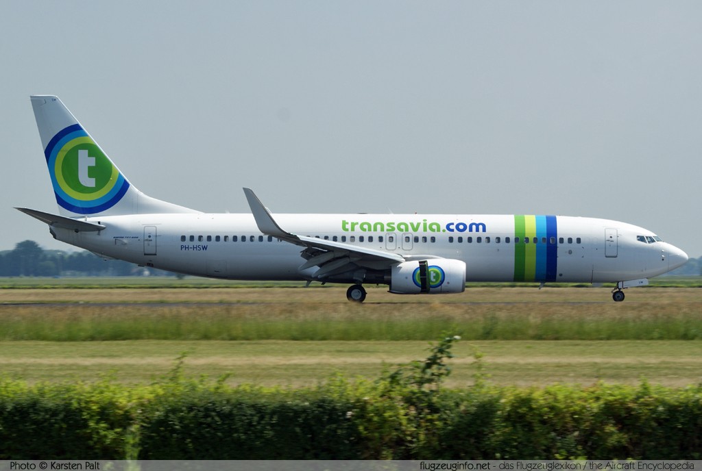Boeing 737-8K2 (wl) Transavia Airlines PH-HSW 37160 / 2880 Amsterdam-Schiphol (EHAM / AMS) 2010-06-28 � Karsten Palt, ID 3718 Boeing 737-8K2 (wl) Transavia Airlines PH-HSW 37160 / 2880 Amsterdam-Schiphol (EHAM / AMS) 2010-06-28 � Karsten Palt, ID 3718