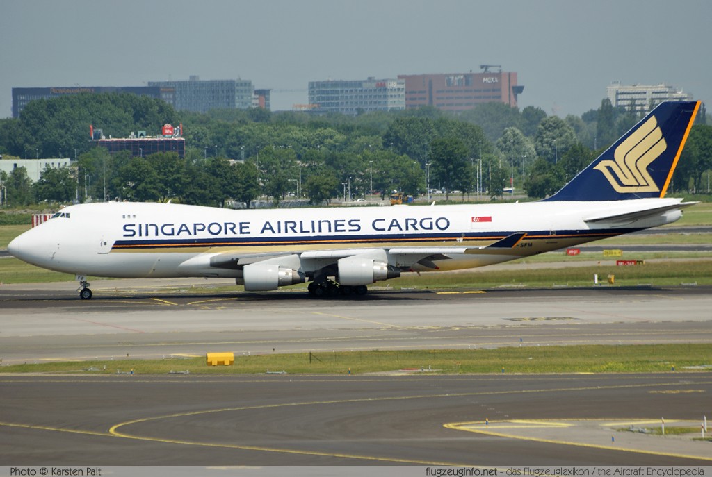 Boeing 747-412F/SCD Singapore Airlines Cargo 9V-SFM 32898 / 1333 Amsterdam-Schiphol (EHAM / AMS) 2010-06-28 � Karsten Palt, ID 3723 Boeing 747-412F/SCD Singapore Airlines Cargo 9V-SFM 32898 / 1333 Amsterdam-Schiphol (EHAM / AMS) 2010-06-28 � Karsten Palt, ID 3723