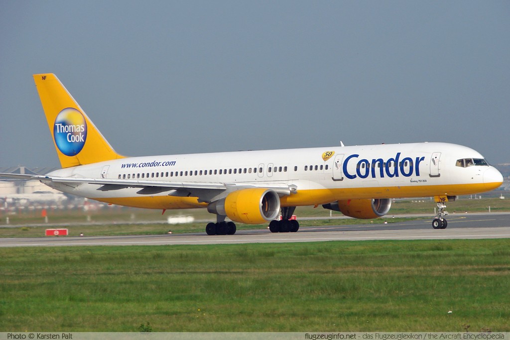 Boeing 757-230 Condor D-ABNF 25140 / 382 Frankfurt am Main (EDDF / FRA) 2006-10-14 � Karsten Palt, ID 153 Boeing 757-230 Condor D-ABNF 25140 / 382 Frankfurt am Main (EDDF / FRA) 2006-10-14 � Karsten Palt, ID 153