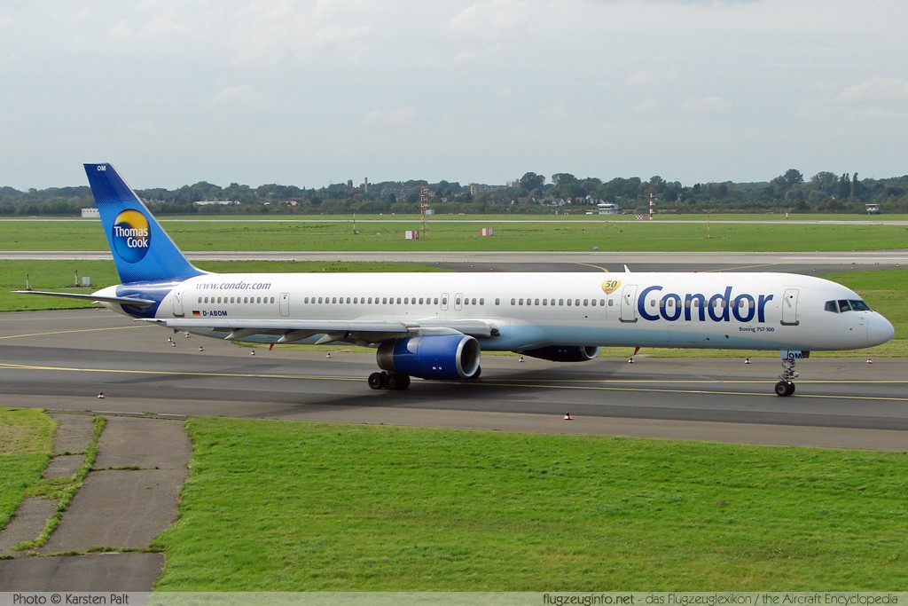 Boeing 757-330 Condor D-ABOM 29022 / 926  Düsseldorf International (EDDL / DUS) 2006-09-02 ï¿½ Karsten Palt, ID 112