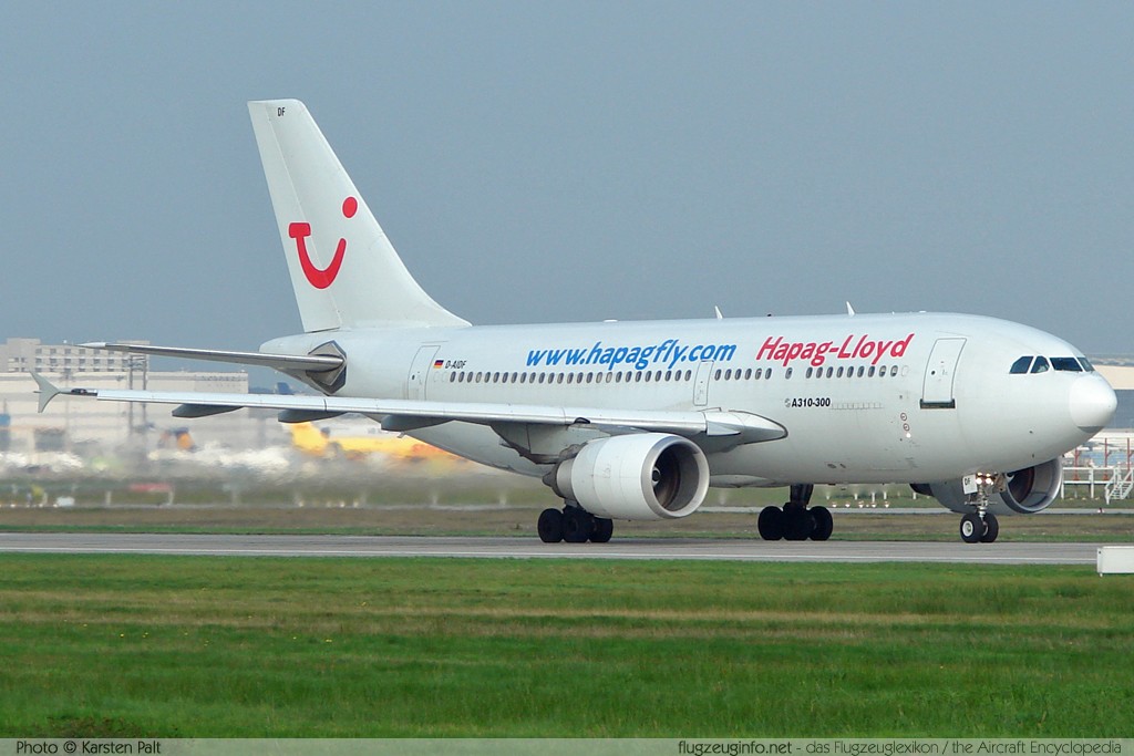 Airbus A310-304 Hagag Fly D-AIDF 524 Frankfurt am Main (EDDF / FRA) 2006-10-14 � Karsten Palt, ID 160 Airbus A310-304 Hagag Fly D-AIDF 524 Frankfurt am Main (EDDF / FRA) 2006-10-14 � Karsten Palt, ID 160