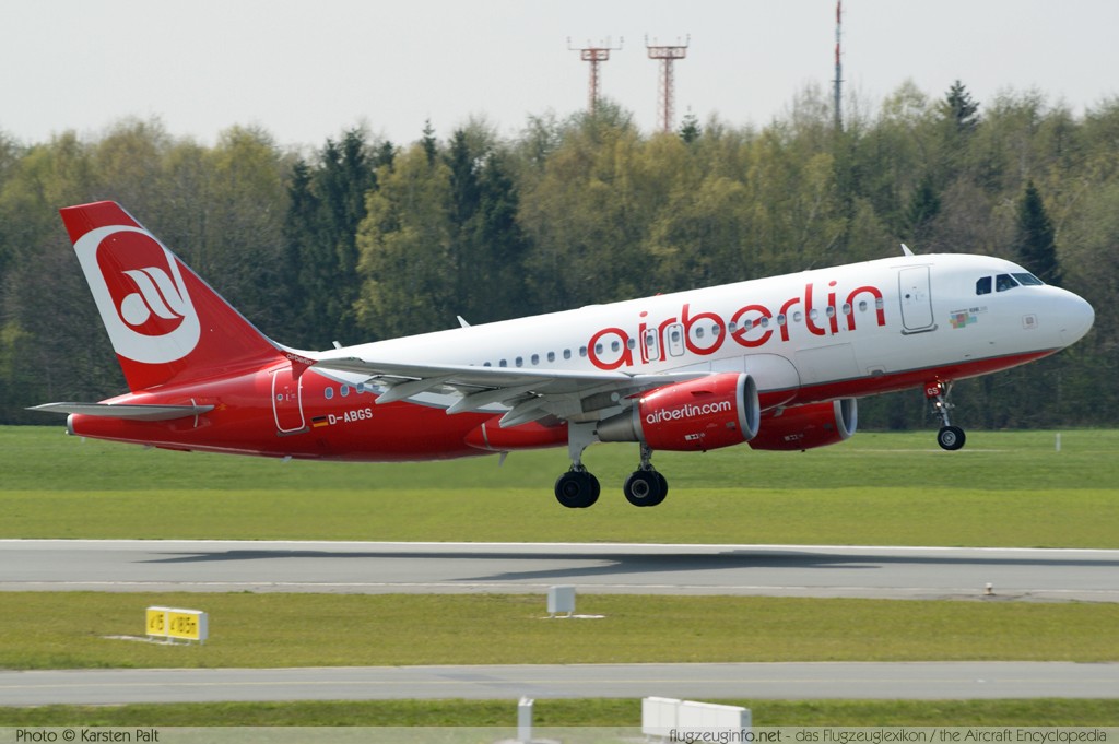 Airbus A319-112 Air Berlin D-ABGS 3865 Hamburg-Fuhlsbüttel (EDDH / HAM) 2010-04-24 � Karsten Palt, ID 3705 Airbus A319-112 Air Berlin D-ABGS 3865 Hamburg-Fuhlsbüttel (EDDH / HAM) 2010-04-24 � Karsten Palt, ID 3705