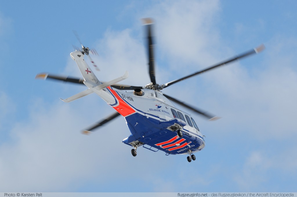 AgustaWestland AW139 Atlantic Airways OY-HSN 31129 Vágar Airport, Faroe Islands (EKVG / FAE) 2010-10-20 ďż˝ Karsten Palt, ID 5742 AgustaWestland AW139 Atlantic Airways OY-HSN 31129 Vágar Airport, Faroe Islands (EKVG / FAE) 2010-10-20 ďż˝ Karsten Palt, ID 5742