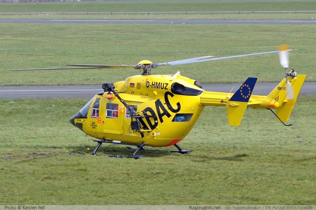 MBB/Eurocopter - Kawasaki BK 117B-2 ADAC D-HMUZ 7100  Wilhelmshaven-Mariensiel (EDWI / WVN) 2008-04-17 � Karsten Palt, ID 796