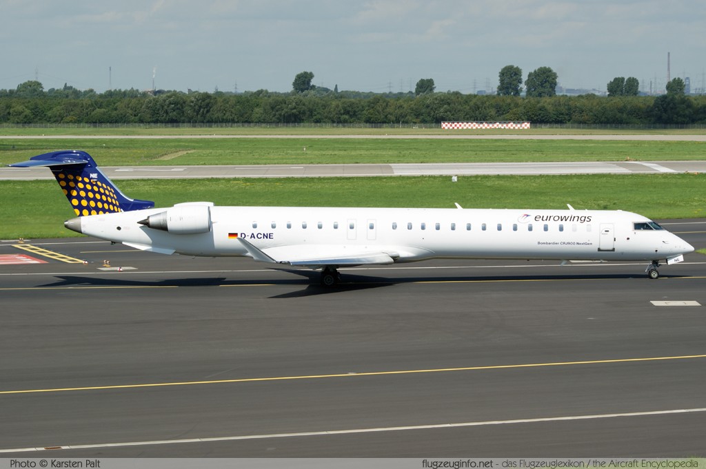 Canadair / Bombardier CRJ-900ER Eurowings D-ACNE 15241  Düsseldorf International (EDDL / DUS) 2010-08-21 ï¿½ Karsten Palt, ID 4084