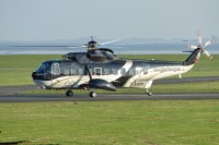 Sikorsky S-61N MkII Executive Helicopters (CHC) C-FXEC 61821  Wilhelmshaven-Mariensiel (EDWI / WVN) 2007-10-22, Photo by: Karsten Palt