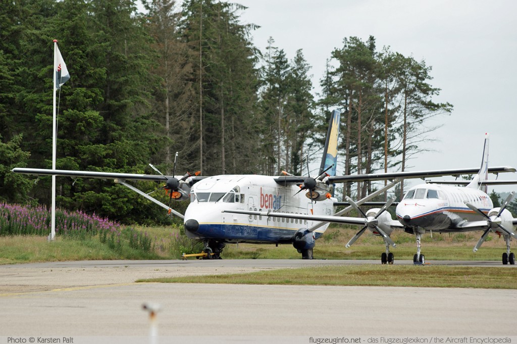 Short 360-300 Benair OY-PBW SH3760 Stauning Vestjylland Airport (EKVJ / STA) 2011-06-30 � Karsten Palt, ID 5752 Short 360-300 Benair OY-PBW SH3760 Stauning Vestjylland Airport (EKVJ / STA) 2011-06-30 � Karsten Palt, ID 5752