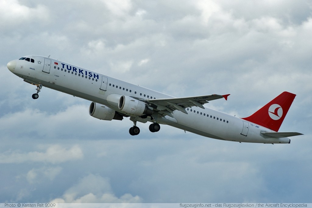 Airbus A321-211 Turkish Airlines TC-JMF 1233 Stuttgart (EDDS / STR) 2009-09-03 � Karsten Palt, ID 2929 Airbus A321-211 Turkish Airlines TC-JMF 1233 Stuttgart (EDDS / STR) 2009-09-03 � Karsten Palt, ID 2929
