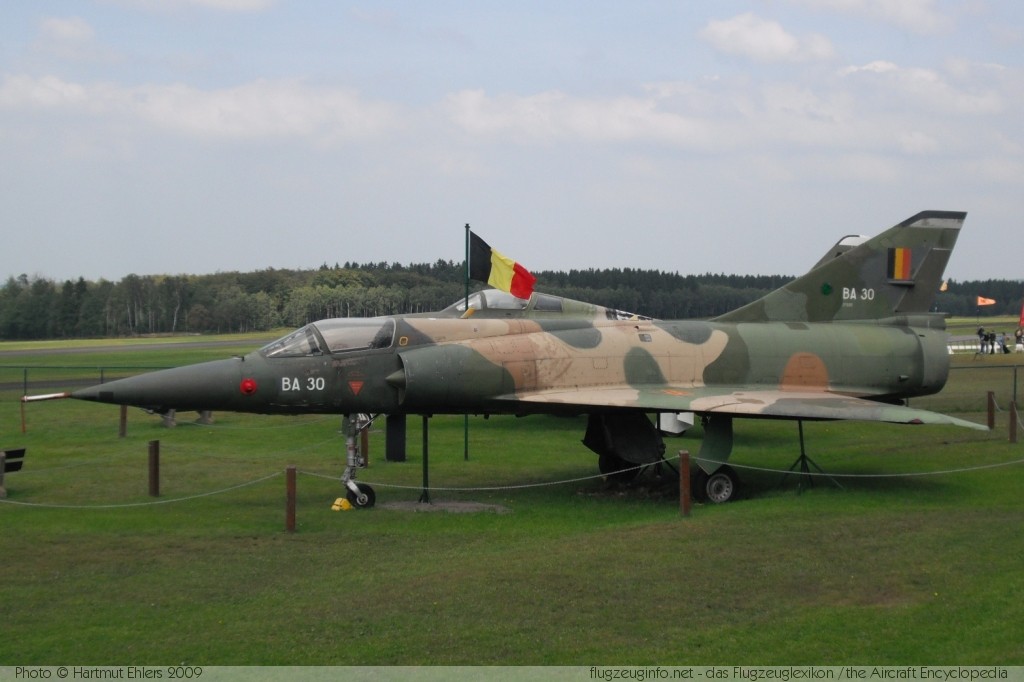 Dassault Mirage 5BA Belgian Air Force BA-30 0030 Spa-La Sauvenière (EBSP) 2009-08-14 � Hartmut Ehlers, ID 3263 Dassault Mirage 5BA Belgian Air Force BA-30 0030 Spa-La Sauvenière (EBSP) 2009-08-14 � Hartmut Ehlers, ID 3263