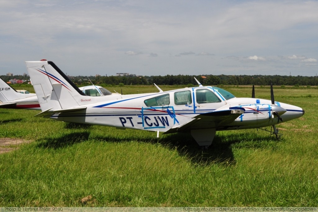 Beech D55 Baron PT-CJW TE-759 Nu Guazu (Campo Grande), Asunción 2010-01-14 ďż˝ Hartmut Ehlers, ID 3019 Beech D55 Baron PT-CJW TE-759 Nu Guazu (Campo Grande), Asunción 2010-01-14 ďż˝ Hartmut Ehlers, ID 3019