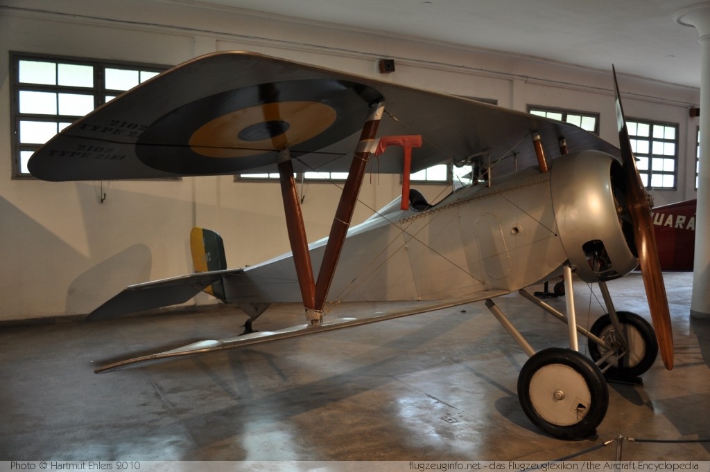 Nieuport Nieuport 21 E1 Brazilian Air Force / Forca Aerea Brasileira (FAB) 2102 Museu Aéroespacial (MUSAL), Campo dos Afonsos Base Aerea dos Afonsos - BAAF (SBAF) 2010-01-17 � Hartmut Ehlers, ID 3106 Nieuport Nieuport 21 E1 Brazilian Air Force / Forca Aerea Brasileira (FAB) 2102 Museu Aéroespacial (MUSAL), Campo dos Afonsos Base Aerea dos Afonsos - BAAF (SBAF) 2010-01-17 � Hartmut Ehlers, ID 3106