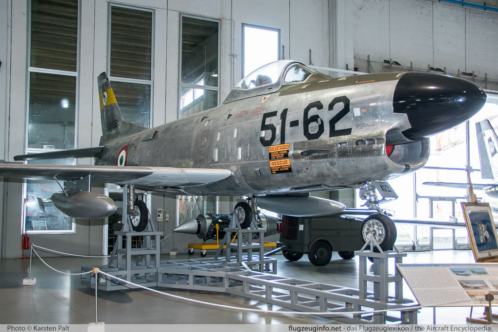North American / Fiat F-86K Sabre Italian Air Force (Aeronautica Militare) MM55-4868 221-108 Museo Aeronautica Militare Bracciano, Vigna di Valle 2016-02-18 � Karsten Palt, ID 12239 North American / Fiat F-86K Sabre Italian Air Force (Aeronautica Militare) MM55-4868 221-108 Museo Aeronautica Militare Bracciano, Vigna di Valle 2016-02-18 � Karsten Palt, ID 12239