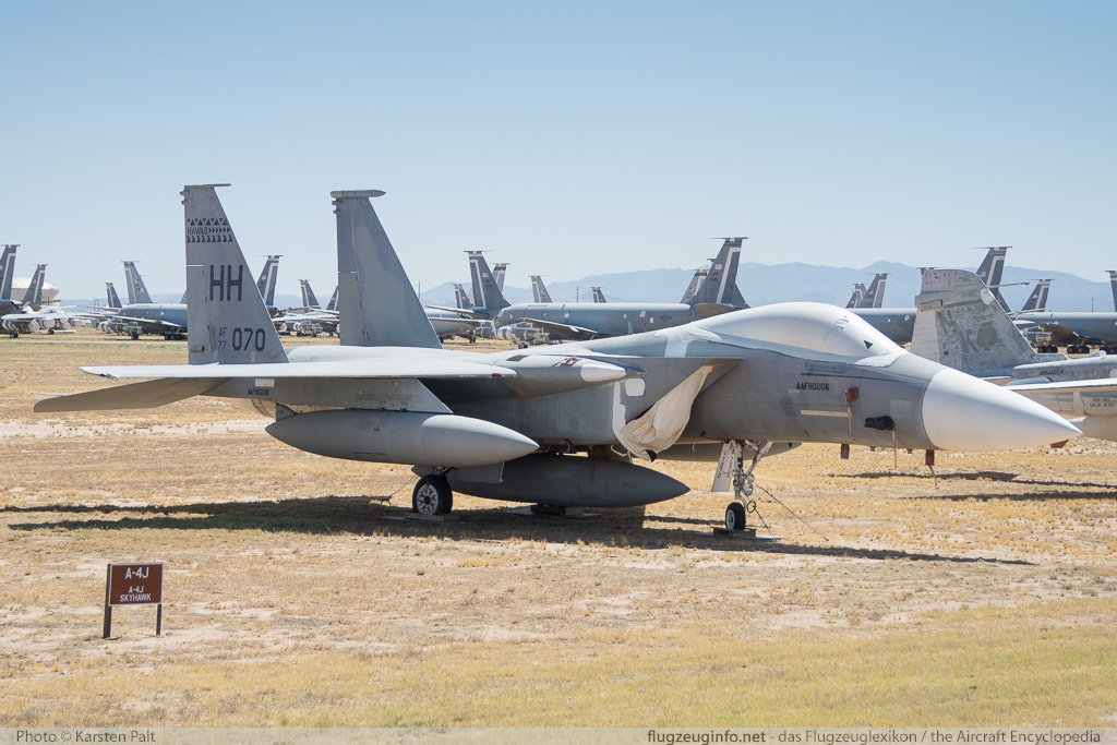McDonnell Douglas / Boeing F-15A Eagle United States Air Force (USAF) 77-0070 344/A282 AMARG - Boneyard Tucson, AZ 2015-06-01 � Karsten Palt, ID 11409 McDonnell Douglas / Boeing F-15A Eagle United States Air Force (USAF) 77-0070 344/A282 AMARG - Boneyard Tucson, AZ 2015-06-01 � Karsten Palt, ID 11409