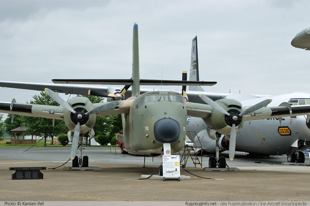 De Havilland Canada C-7B Caribou (DHC-4A) United States Air Force (USAF) 63-9760 224 Air Mobility Command Museum Dover AFB, DE 2014-05-30 � Karsten Palt, ID 10077 De Havilland Canada C-7B Caribou (DHC-4A) United States Air Force (USAF) 63-9760 224 Air Mobility Command Museum Dover AFB, DE 2014-05-30 � Karsten Palt, ID 10077