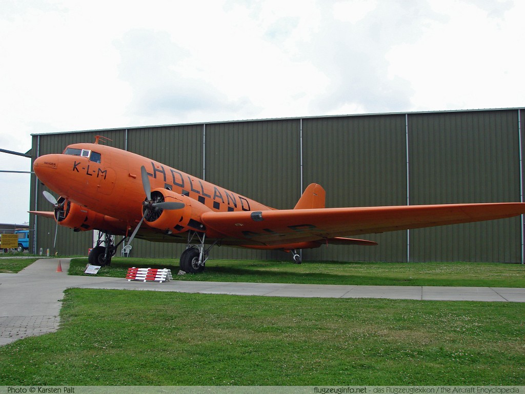 Douglas DC-3A-467 (C-47B Skytrain) KLM - Royal Dutch Airlines PH-ALR 32966/16218 Nationaal Luchtvaart-Themapark Aviodrome Lelystad (EHLE / LEY) 2008-06-21 � Karsten Palt, ID 974 Douglas DC-3A-467 (C-47B Skytrain) KLM - Royal Dutch Airlines PH-ALR 32966/16218 Nationaal Luchtvaart-Themapark Aviodrome Lelystad (EHLE / LEY) 2008-06-21 � Karsten Palt, ID 974