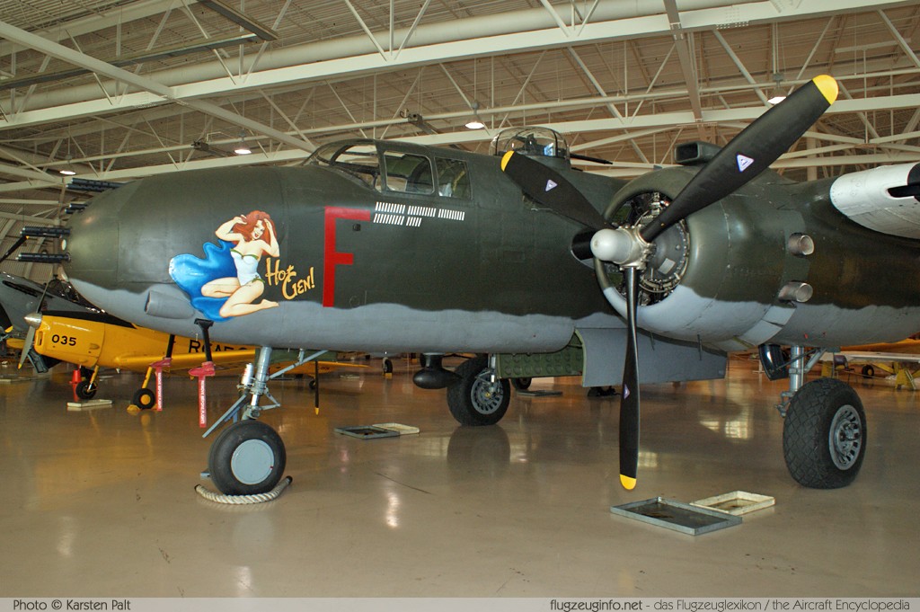 North American B-25J Mitchell C-GCWM 108-47734 Canadian Warplane Heritage Museum Hamilton, Mount Hope 2013-07-19 � Karsten Palt, ID 7513 North American B-25J Mitchell C-GCWM 108-47734 Canadian Warplane Heritage Museum Hamilton, Mount Hope 2013-07-19 � Karsten Palt, ID 7513