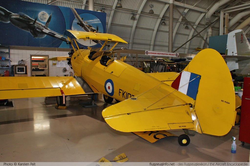 Boeing / Stearman PT-17 Kaydet (A-75N1) C-FAIU 75-2180 Canadian Warplane Heritage Museum Hamilton, Mount Hope 2013-07-19 � Karsten Palt, ID 7576 Boeing / Stearman PT-17 Kaydet (A-75N1) C-FAIU 75-2180 Canadian Warplane Heritage Museum Hamilton, Mount Hope 2013-07-19 � Karsten Palt, ID 7576