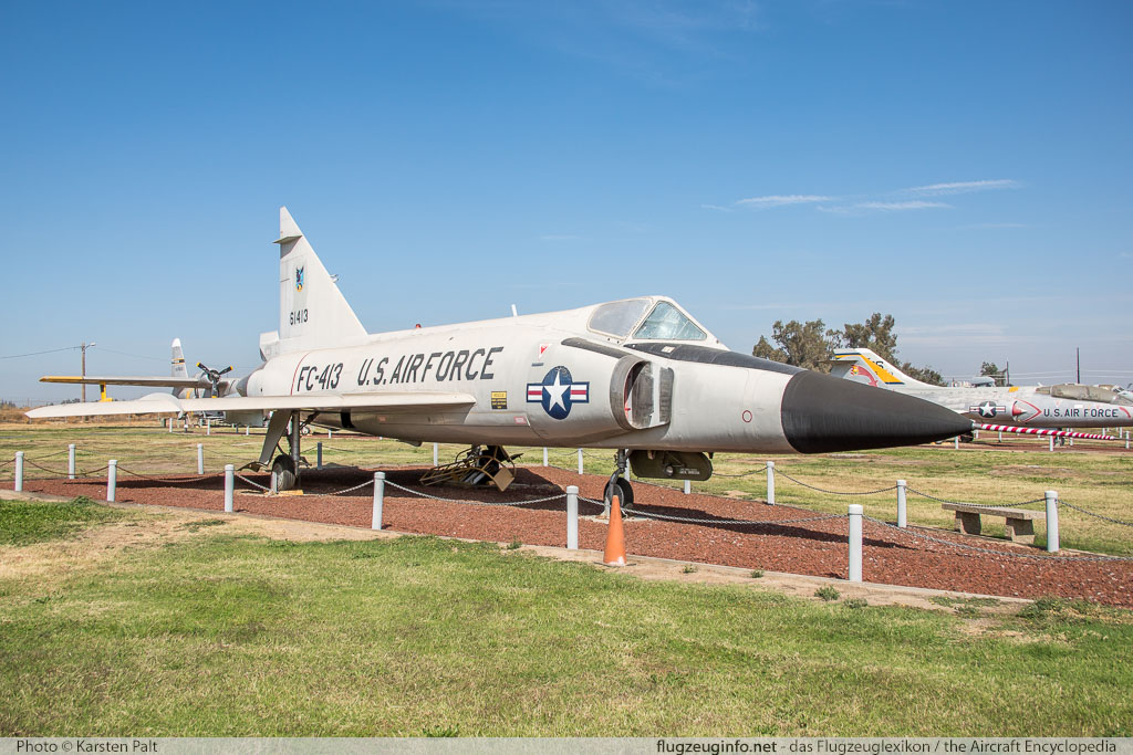 Convair F-102A Delta Dagger United States Air Force (USAF) 56-1413 8-10-360 Castle Air Museum Atwater, CA 2016-10-10 � Karsten Palt, ID 13215