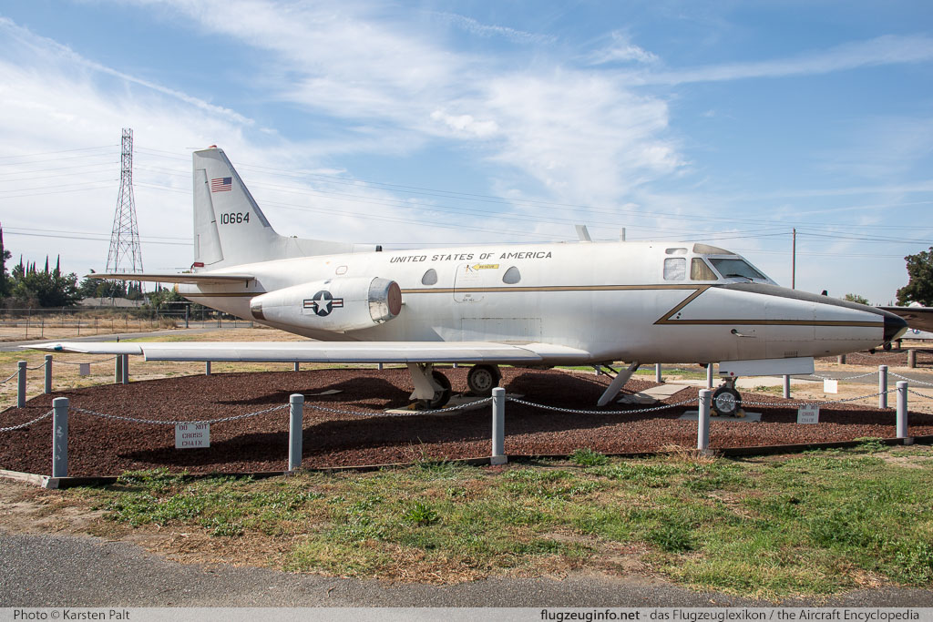 North American T-39A Sabreliner United States Air Force (USAF) 61-0664 265-67 Castle Air Museum Atwater, CA 2016-10-10 � Karsten Palt, ID 13265 North American T-39A Sabreliner United States Air Force (USAF) 61-0664 265-67 Castle Air Museum Atwater, CA 2016-10-10 � Karsten Palt, ID 13265