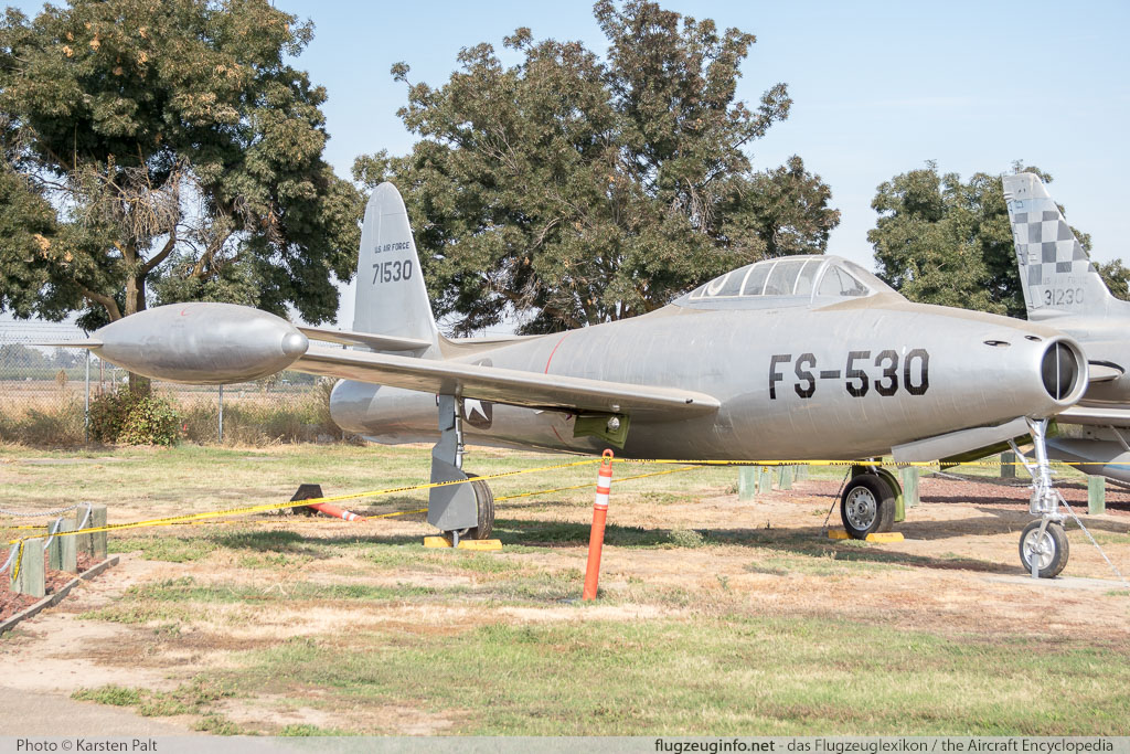 Republic F-84C Thunderjet United States Air Force (USAF) 47-1530  Castle Air Museum Atwater, CA 2016-10-10 � Karsten Palt, ID 13268
