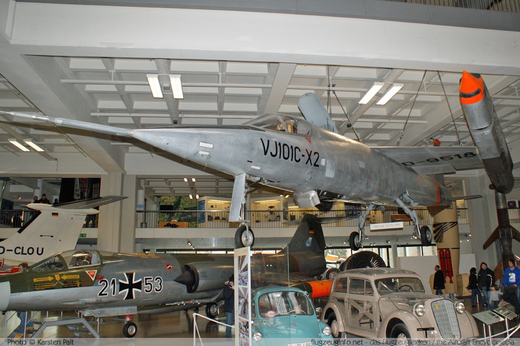 EWR Entwicklungsring Süd VJ 101C German Air Force / Luftwaffe D-9518 X2 Deutsches Museum Munich / München 2010-01-31 � Karsten Palt, ID 3147 EWR Entwicklungsring Süd VJ 101C German Air Force / Luftwaffe D-9518 X2 Deutsches Museum Munich / München 2010-01-31 � Karsten Palt, ID 3147