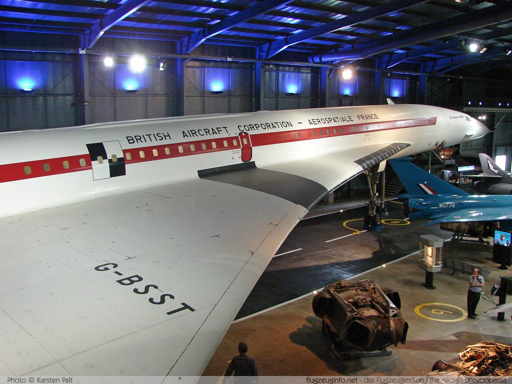 Aerospatiale / BAC Concorde 002 Aerospatiale / BAC G-BSST 002/13520 Fleet Air Arm Museum Yeovilton 2008-07-13 � Karsten Palt, ID 1117