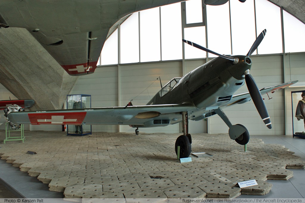 Messerschmitt Bf 109E-3a Swiss Air Force / Schweizer Luftwaffe J-355 2422 Flieger Flab Museum Dübendorf (LSMD) 2009-04-04 ï¿½ Karsten Palt, ID 1951