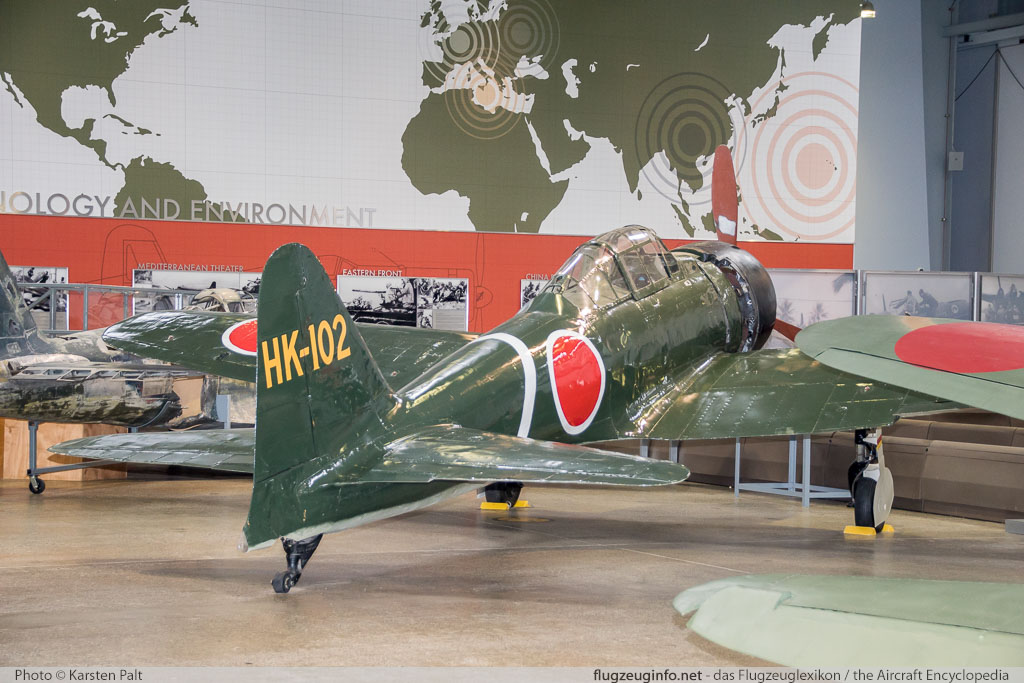 Mitsubishi A6M3 Reisen (Zero) Flying Heritage Collection N652Z 4400 Flying Heritage Collection Everett, WA 2016-04-12 � Karsten Palt, ID 12369