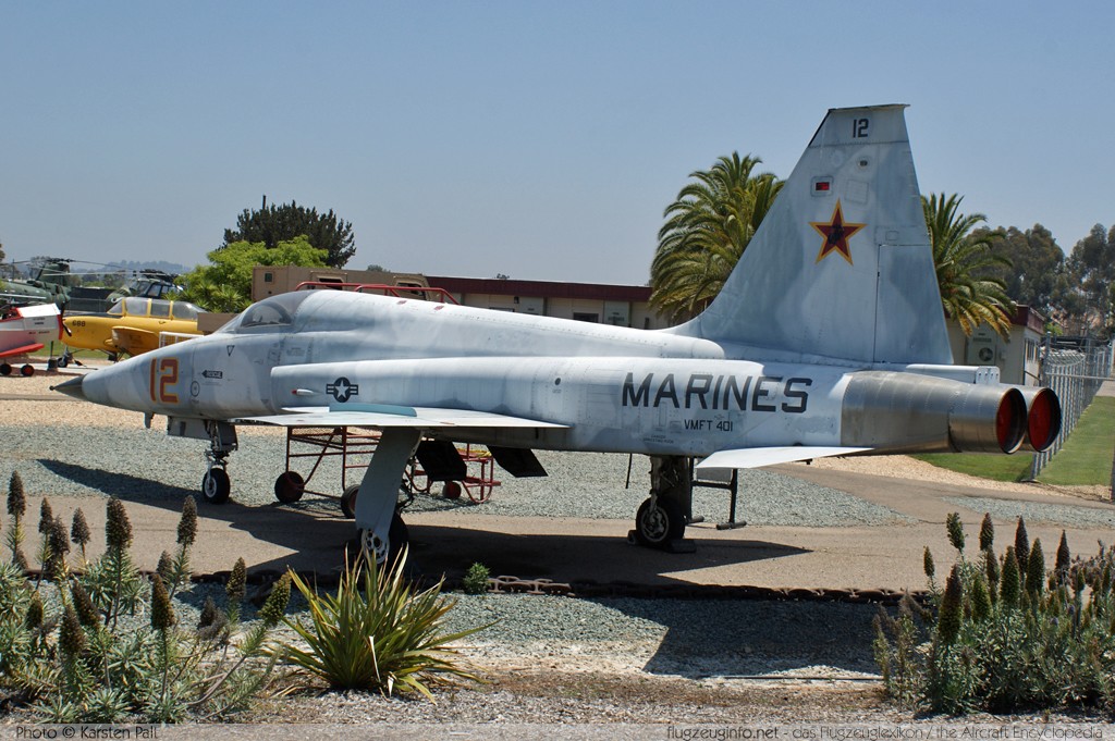Northrop F-5E Tiger II United States Navy 741574 Flying Leatherneck Aviation Museum San Diego, CA 2012-06-13 � Karsten Palt, ID 5893 Northrop F-5E Tiger II United States Navy 741574 Flying Leatherneck Aviation Museum San Diego, CA 2012-06-13 � Karsten Palt, ID 5893