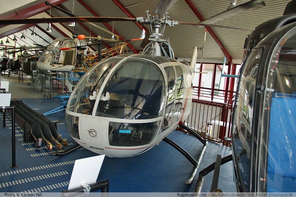 MBB Bo 105 MBB D-HAJY V-3 Hubschraubermuseum Bueckeburg Bueckeburg 2013-09-01 � Karsten Palt, ID 7748