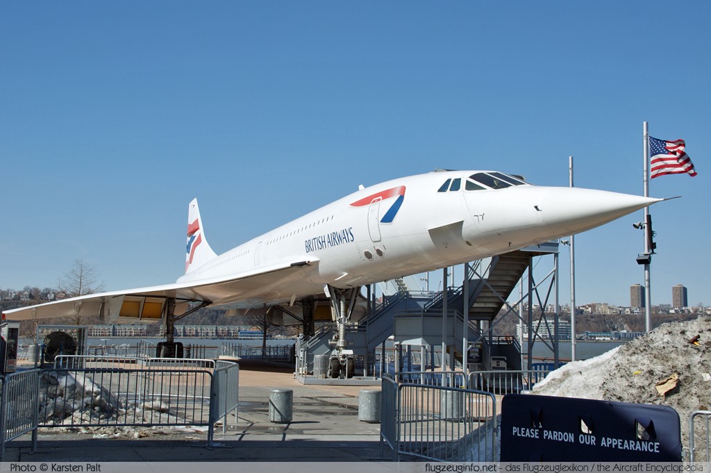 Aerospatiale / BAC Concorde 102 British Airways G-BOAD 210 Intrepid Air, Space & Sea Museum New York City, NY 2014-03-09 � Karsten Palt, ID 7882 Aerospatiale / BAC Concorde 102 British Airways G-BOAD 210 Intrepid Air, Space & Sea Museum New York City, NY 2014-03-09 � Karsten Palt, ID 7882