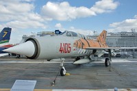 Mikoyan Gurevich MiG-21PFM Polish Air Force 4105 94A4105 Intrepid Air, Space & Sea Museum New York City, NY 2014-03-09, Photo by: Karsten Palt