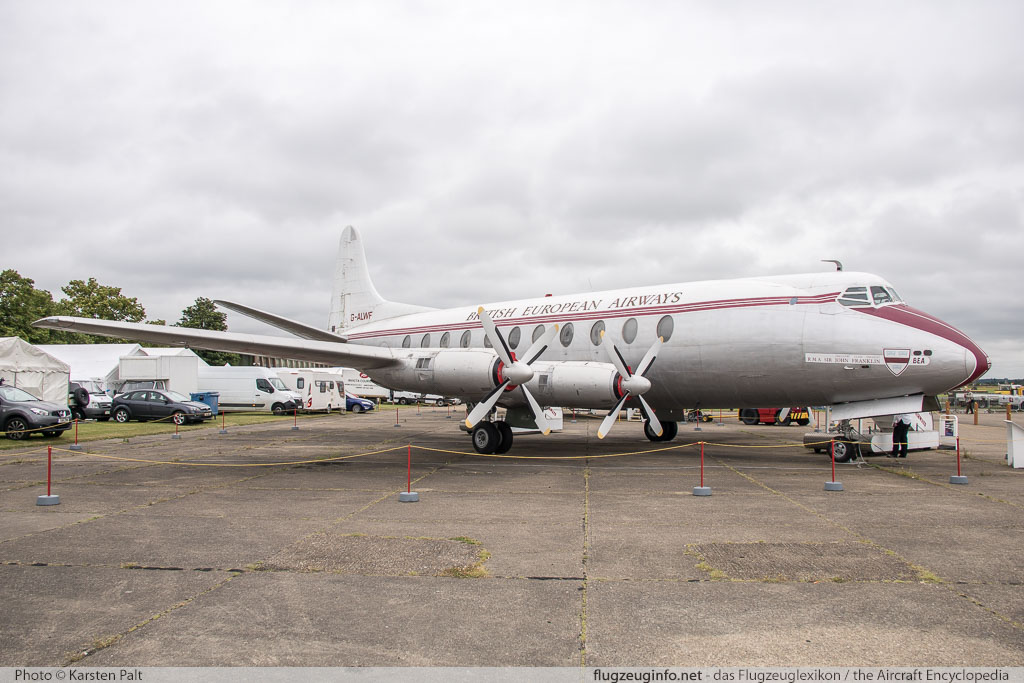 Vickers 701 Viscount BEA - British European Airways G-ALWF 5 Imperial War Museum Duxford Aerodrome (EGSU / QFO) 2016-07-10 � Karsten Palt, ID 13134