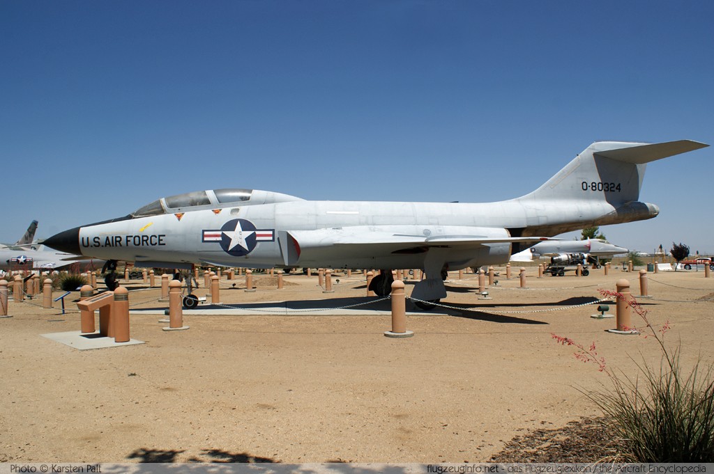 McDonnell F-101F Voodoo United States Air Force (USAF) 58-0324 696 Joe Davies Heritage Airpark Plant 42 Palmdale, CA 2012-06-10 � Karsten Palt, ID 5837 McDonnell F-101F Voodoo United States Air Force (USAF) 58-0324 696 Joe Davies Heritage Airpark Plant 42 Palmdale, CA 2012-06-10 � Karsten Palt, ID 5837