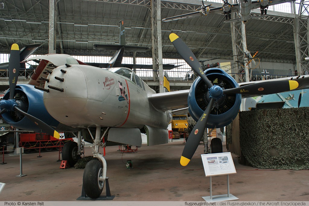 Douglas A-26B Invader United States Army Air Forces (USAAF) 44-34765 28044 Koninklijk Legermuseum Brussel 2013-04-01 � Karsten Palt, ID 6496