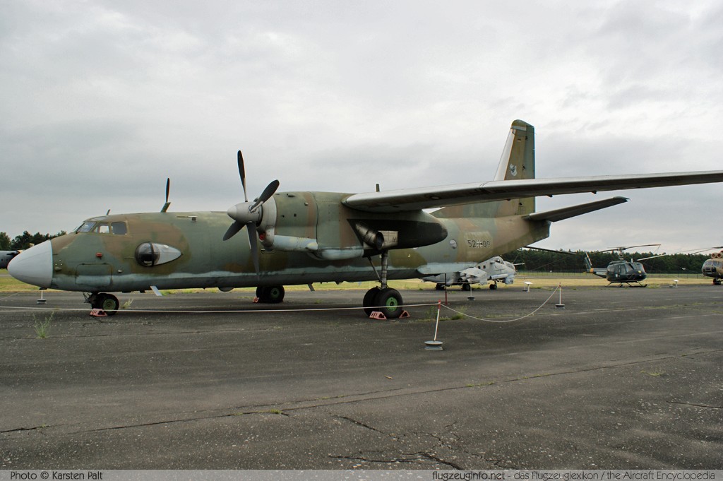 Antonov An-26SM German Air Force / Luftwaffe 52+09 11402 Luftwaffenmuseum Berlin - Gatow 2010-06-12 � Karsten Palt, ID 3470 Antonov An-26SM German Air Force / Luftwaffe 52+09 11402 Luftwaffenmuseum Berlin - Gatow 2010-06-12 � Karsten Palt, ID 3470