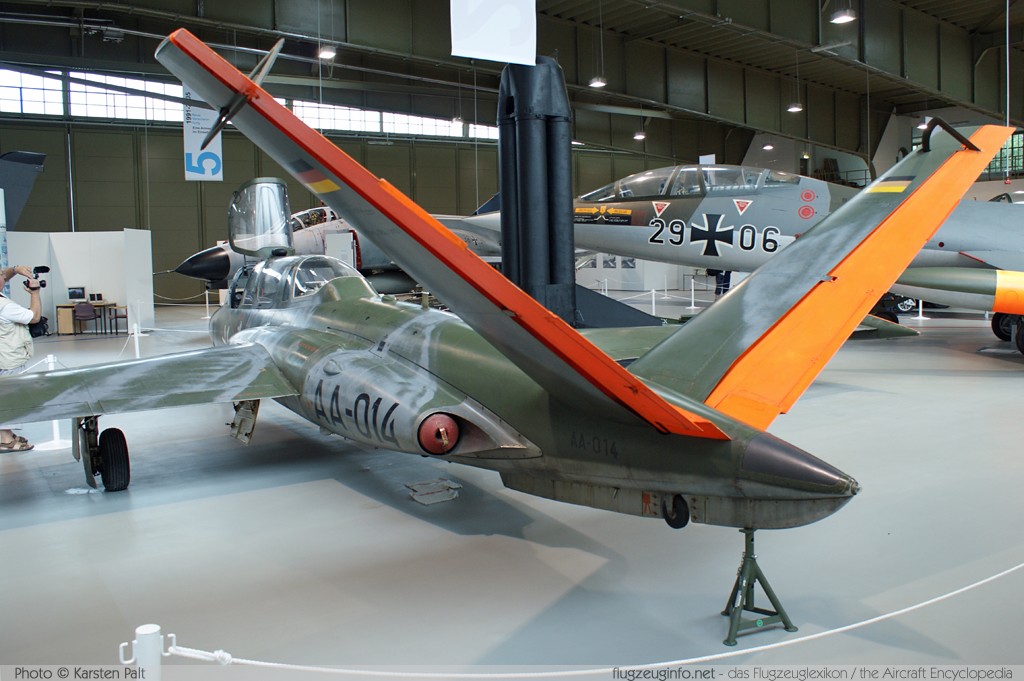 Fouga / Heinkel CM170R Magister German Air Force / Luftwaffe AA+014 D229 Luftwaffenmuseum Berlin - Gatow 2010-06-12 � Karsten Palt, ID 3482 Fouga / Heinkel CM170R Magister German Air Force / Luftwaffe AA+014 D229 Luftwaffenmuseum Berlin - Gatow 2010-06-12 � Karsten Palt, ID 3482
