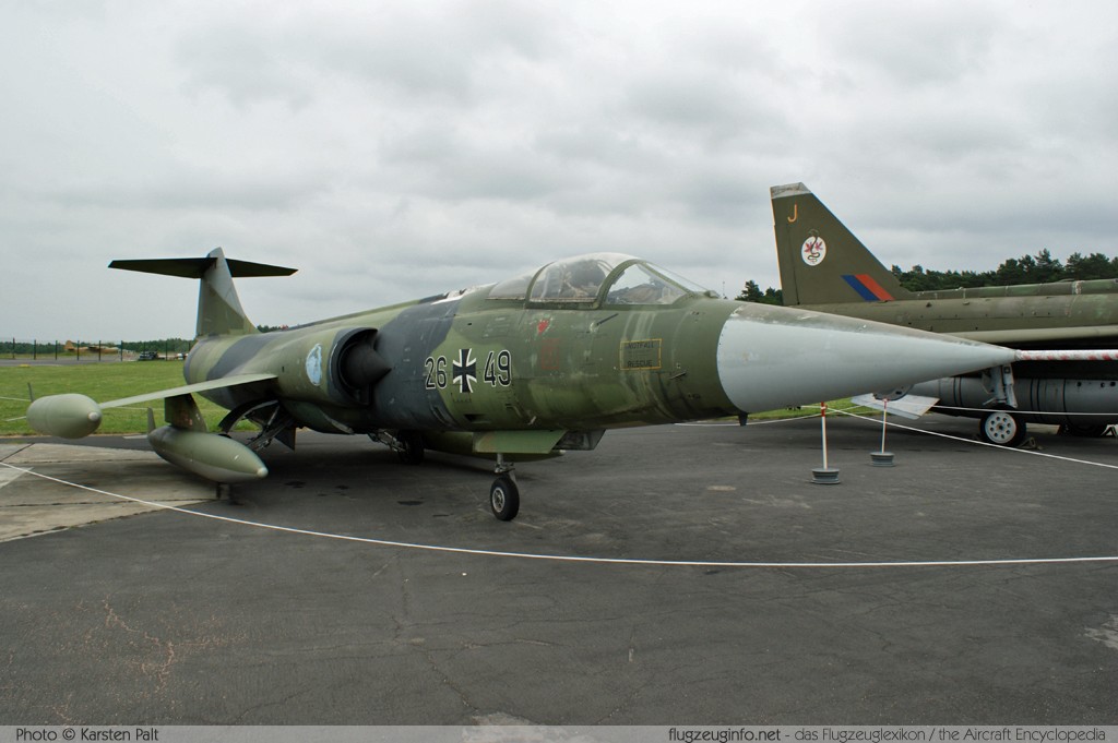 Lockheed F-104G Starfighter German Air Force / Luftwaffe 26+49 7309 Luftwaffenmuseum Berlin - Gatow 2010-06-12 � Karsten Palt, ID 3503 Lockheed F-104G Starfighter German Air Force / Luftwaffe 26+49 7309 Luftwaffenmuseum Berlin - Gatow 2010-06-12 � Karsten Palt, ID 3503
